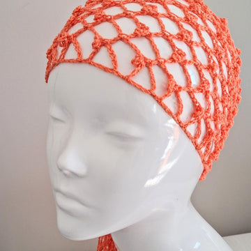 Crochet Trellis Mesh Head Wrap