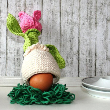 Tulip - Egg Sitter - Egg Cozy - Amigurumi