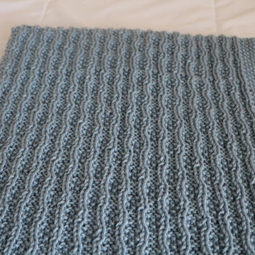 Waterfall Reversible Baby Blanket.