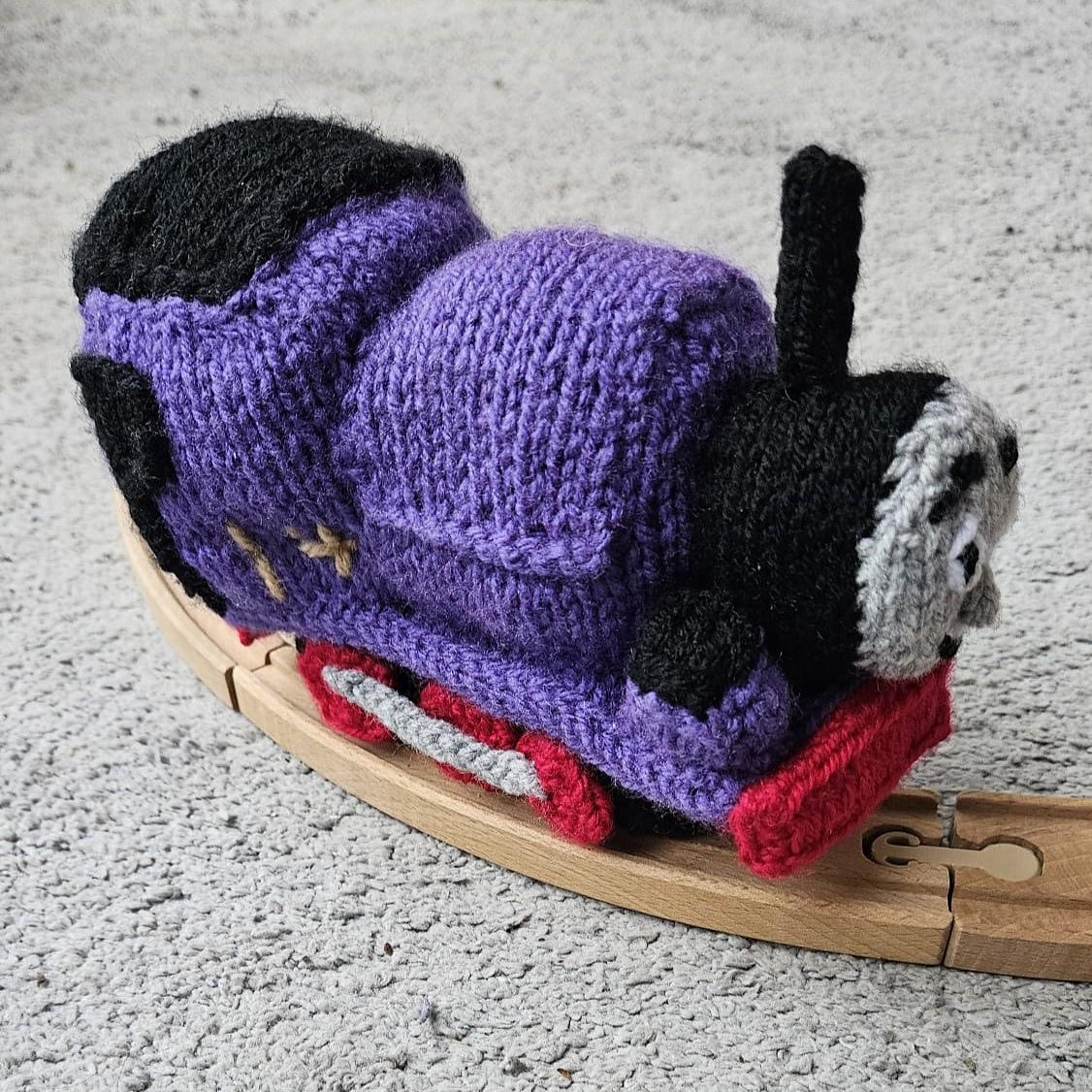 Knitted Steam Train