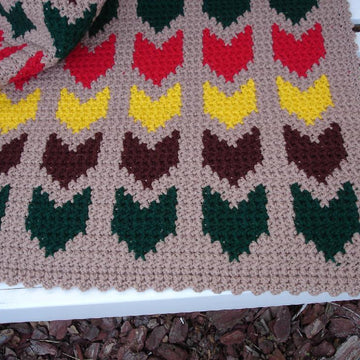 Chevron Classic Afghan