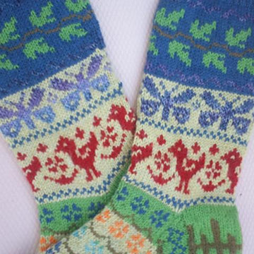 Carol's Garden Socks