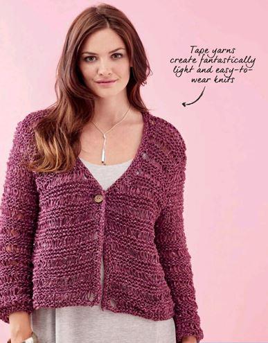 Drop Stitch v Neck Cardigan
