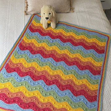 Gentle Ripples Bobble Baby Blanket