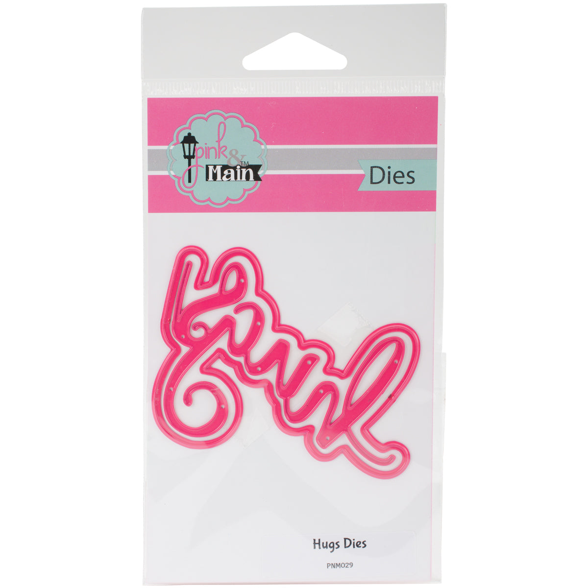 Pink & Main Dies - Hugs, 2/Pkg