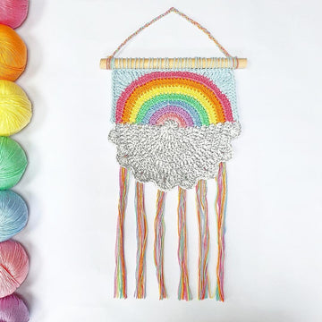 Rainbow Rounds Wall Hanging