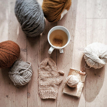 Crackling Fire Mittens