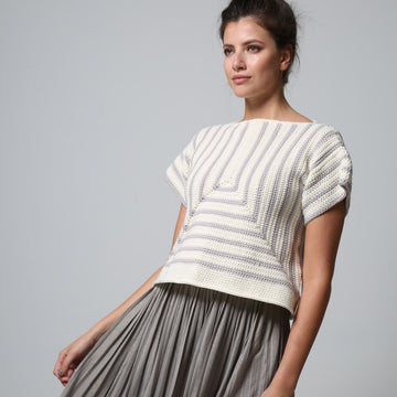 Agneta Top - Crochet Pattern For Women in MillaMia Naturally Soft Aran
