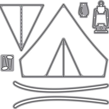 Elizabeth Craft Designs Elizabeth Craft Metal Die - Tent
