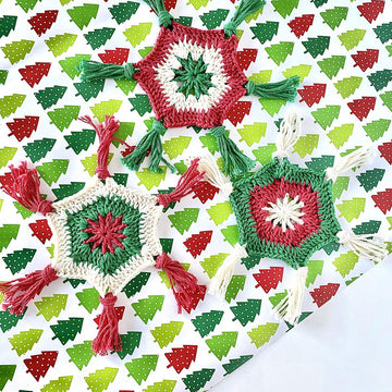 Scandinavian Holiday Coasters or Onaments