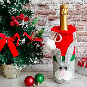 330 Cat and Rabbit Bottle cover