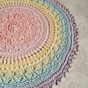 Marigold Magic Mandala Blanket