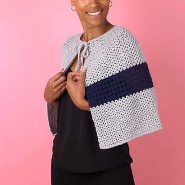 Celebration Capelet - Free Crochet Pattern For Women in Paintbox Yarns Baby DK