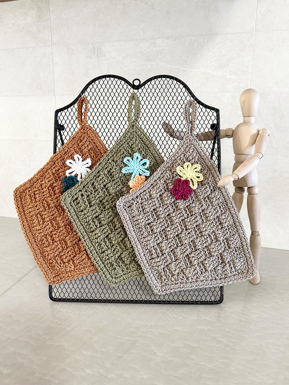 Wicker Basket Trivet Potholder