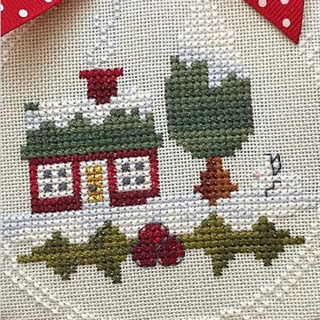 Luhu Stitches Lil' House in the Snow - Downloadable PDF