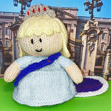 Queen Camilla choc orange cover /15cm Royal toy