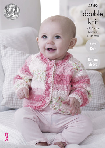 Hoody, Cardigans & Sweater in King Cole DK - 4549 - Downloadable PDF