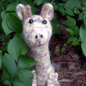 Knitted/Felted Giraffe