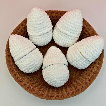 Adorable Baby Chicken Crochet Pattern, Chick in Egg and Nesting Basket