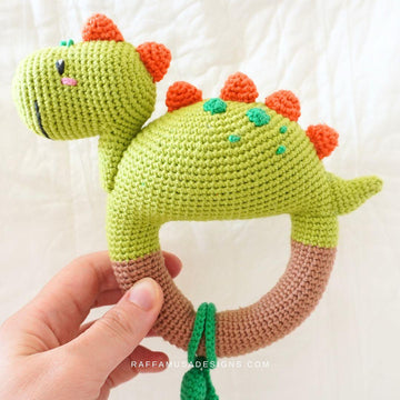 Dinosaur Baby Rattle