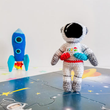 Astronaut and Rocket Ship Amigurumi Pattern