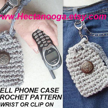 366, CROCHET CELL PHONE MOBILE PHONE CASE