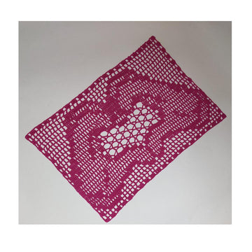 Crochet pattern heart filet
