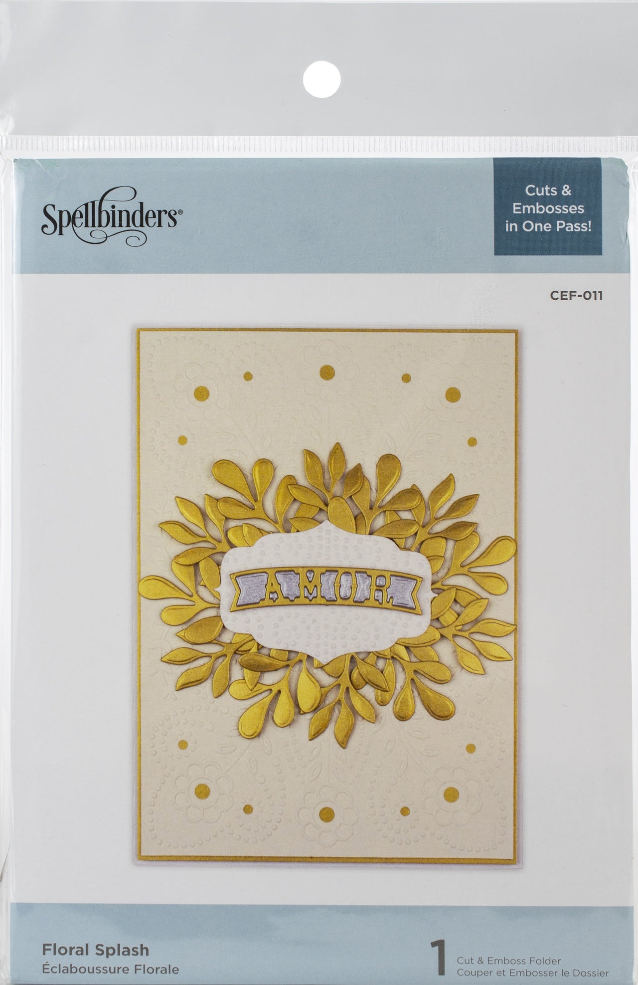 Spellbinders Cutting Embossing Folders - Floral Splash