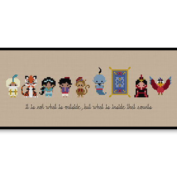 Aladdin Bite Size - PDF Cross Stitch Pattern