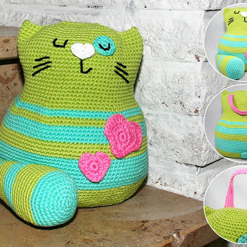 Doorstop - Cat - Amigurumi