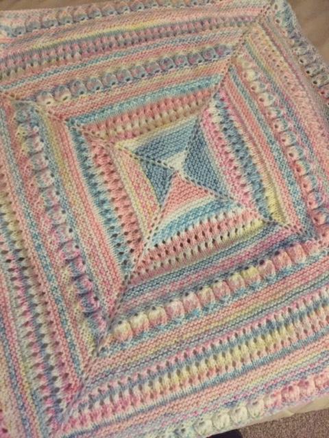 SUMMER RAINBOW baby blanket
