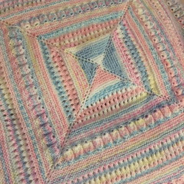 SUMMER RAINBOW baby blanket