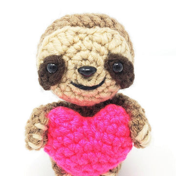 Valentine the Sloth Amigurumi