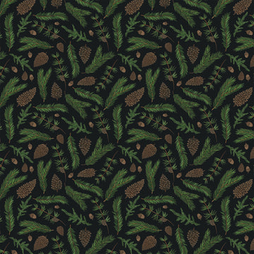 Echo Park Paper Warm & Cozy Double-Sided Cardstock 12"X12" 25/Pkg - Pine Boughs