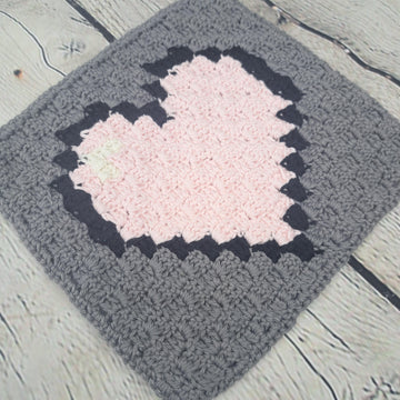 Heart Dishcloth
