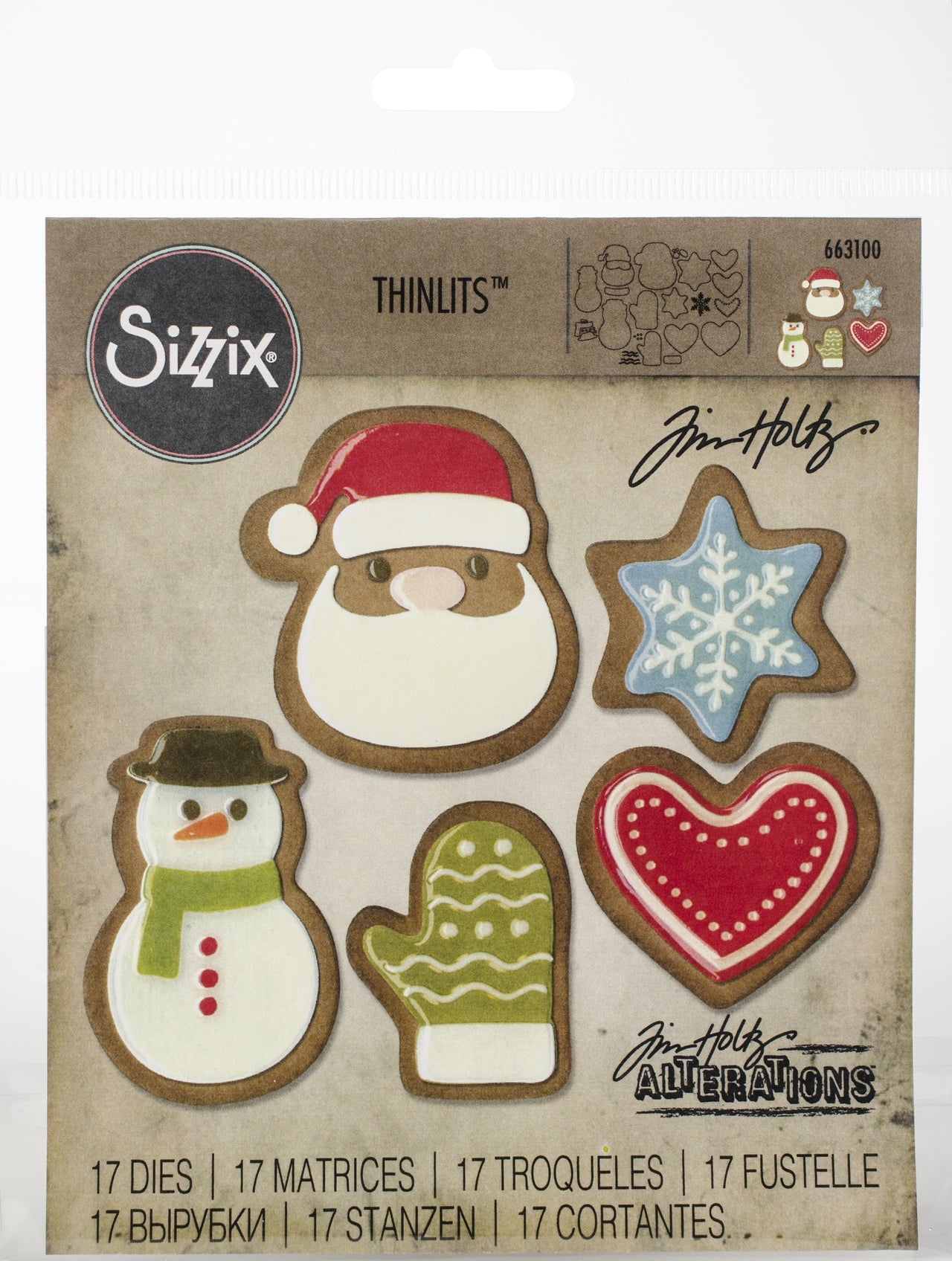 Sizzix Thinlits Dies By Tim Holtz 19/Pkg - Fresh Baked #1