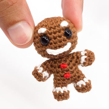 Mini Noso Gingerbread Man Crochet Pattern
