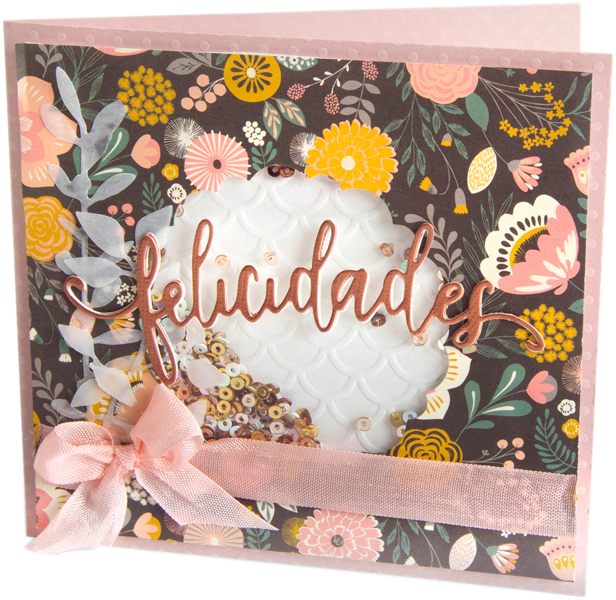 Sizzix Thinlits Dies By Luisa Elena Guillen - Felicidades (Congratulations)