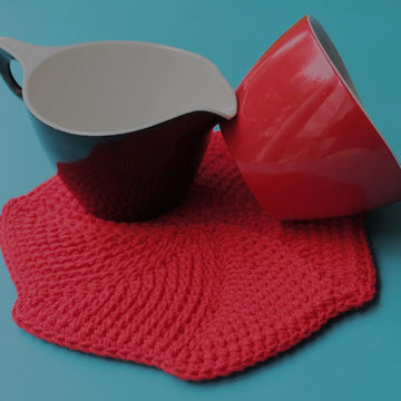 Tunisian Spiral Potholder