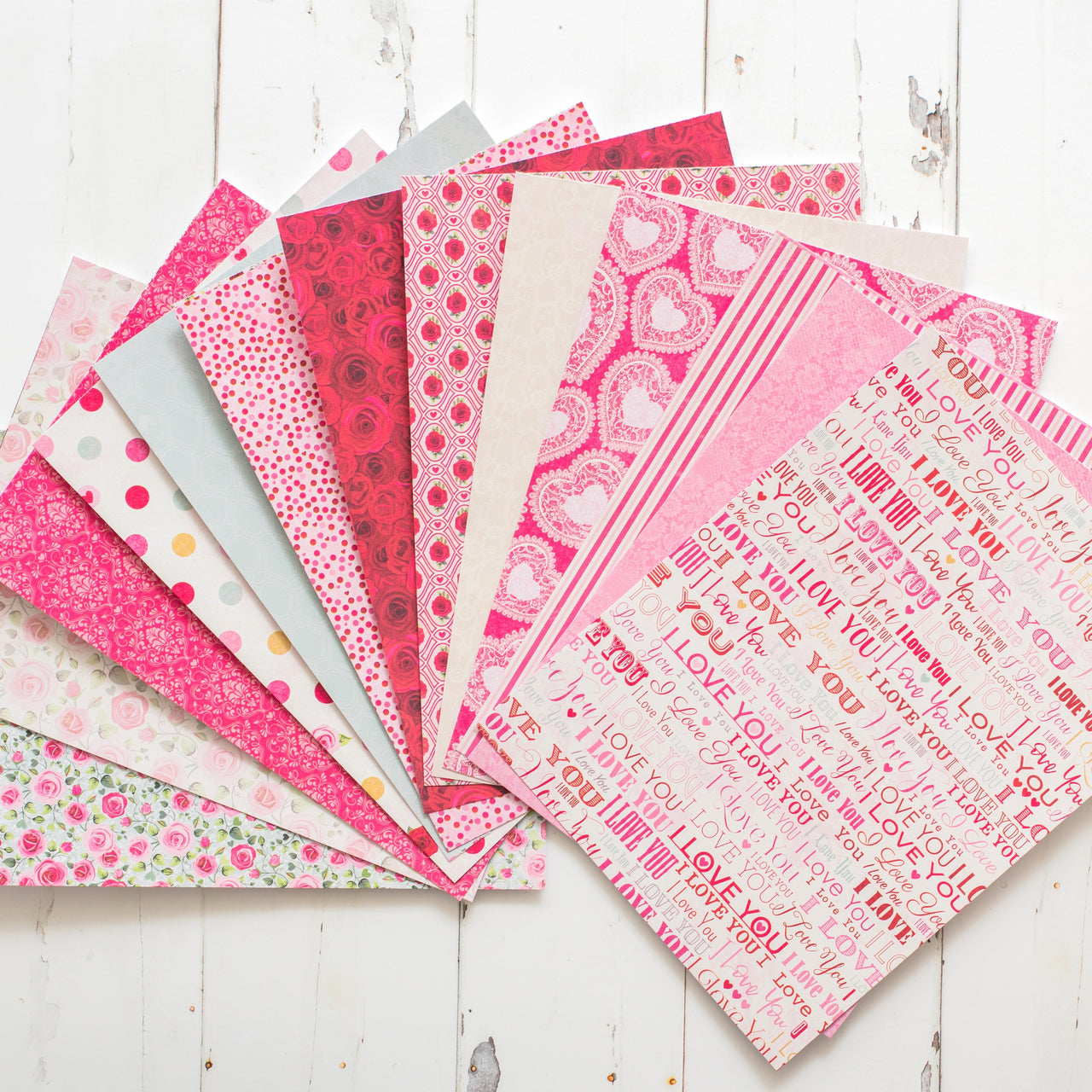 American Crafts BoBunny Single-Sided Paper Pad 6"X8" 36/Pkg - Count The Ways, 12 Designs/3 Each