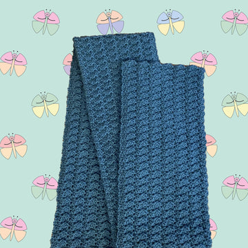 Textured Easy Scarf in DK