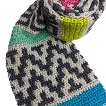 Mosaic Madness Scarf - Tournament of Stitches 2020