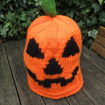 Halloween Pumpkin Hat & Pumpkin