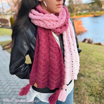 Sweatheart Chevron Scarf