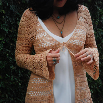 Boho Crochet Cardigan