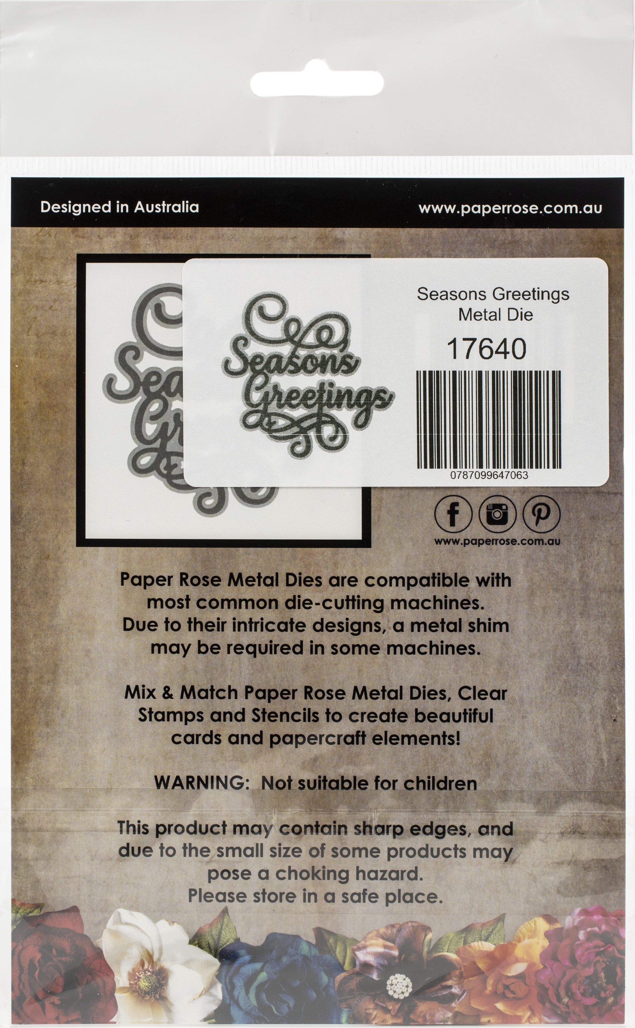 Paper Rose Dies - Seasons Greetings