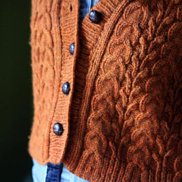 Smoked Orange Cardigan