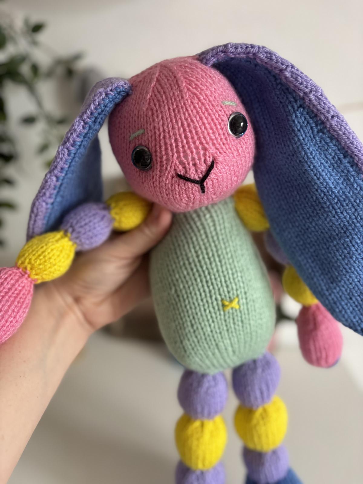 Rainbow Bunny Toy
