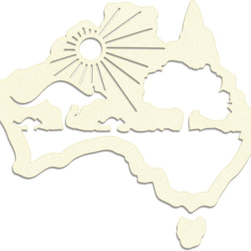 Artdeco Creations Sunburnt Country Laser Cut Coasterboard - Sunburnt Country 3"X3.1" 2/Pkg