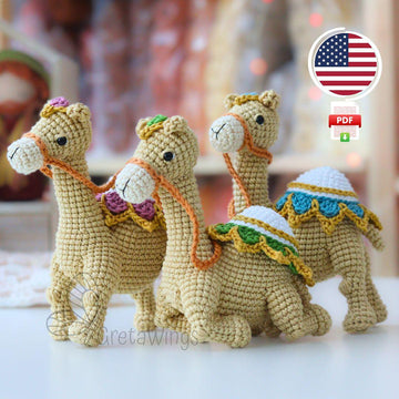 Crochet Camel Amigurumi Pattern (digital download)